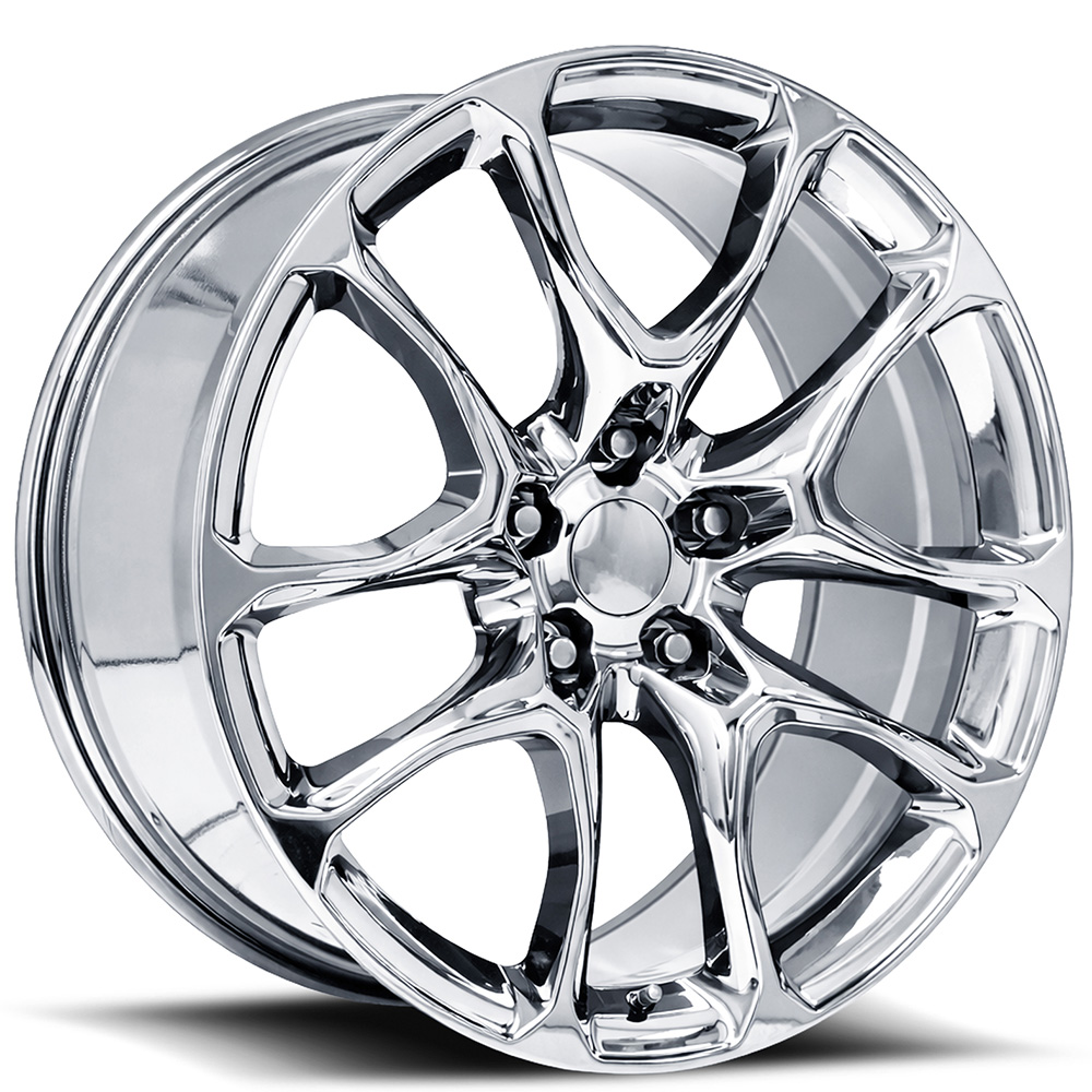 22" Dodge Durango SRT Wheels FR 551F Chrome Flow Formed OEM Replica Rims