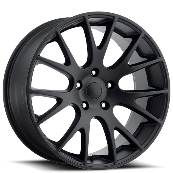 20" Ram Truck Hellcat Wheels FR 70 Satin Black OEM Replica Rims