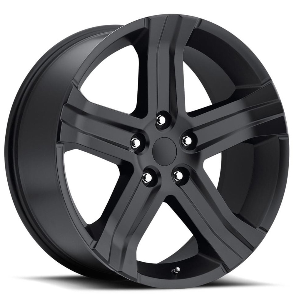 24" Dodge Ram RT Wheels FR 69 Satin Black OEM Replica Rims