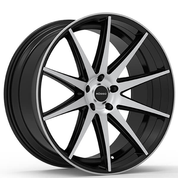 22 Quot Staggered Paragon Wheels Rosso Legacy Gloss Black