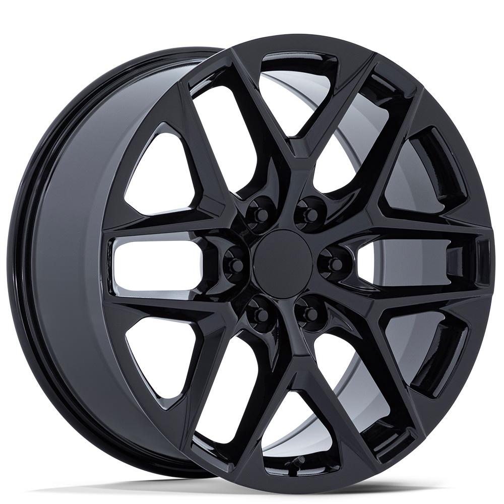 22" Performance Replicas Wheels PR229 Gloss Black Rims