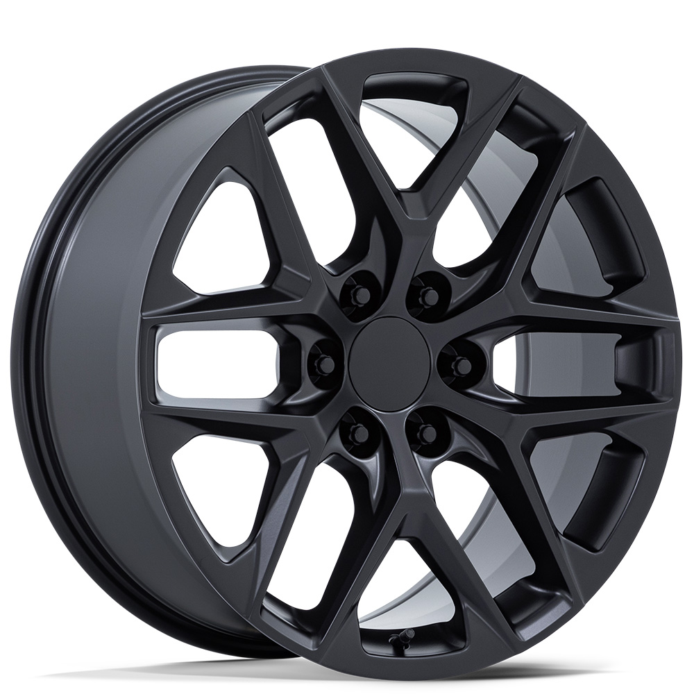 22" Performance Replicas Wheels PR229 Satin Black Rims