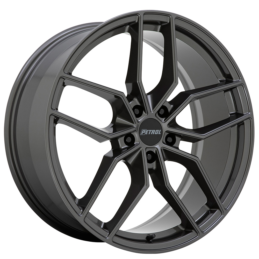 17" Petrol Wheels P5C Gloss Gunmetal Rims