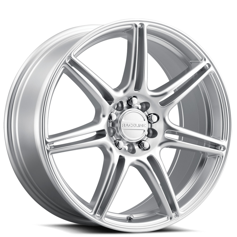 16" Raceline Wheels 148HS Apex Hyper Silver Rims