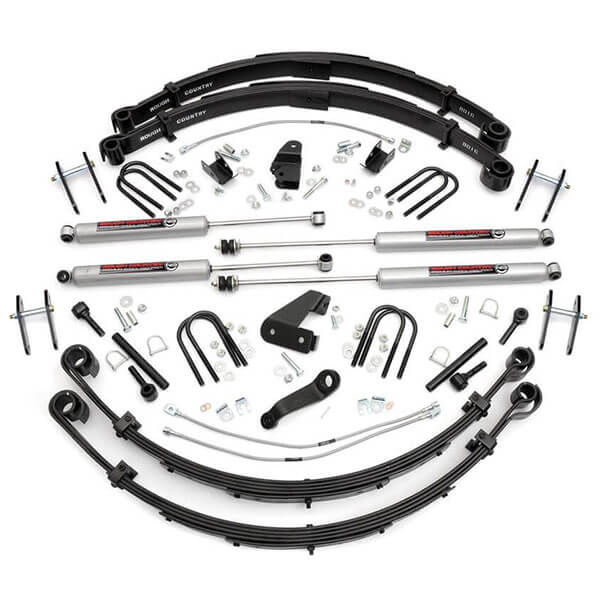 6 Rough Country Jeep Suspension Lift Kit 87 95 Wrangler Yj Rcj102