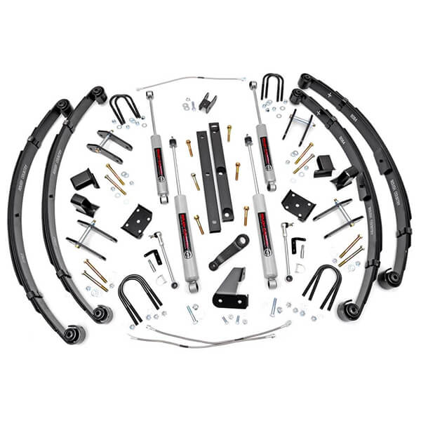 4.5" Rough Country Suspension Lift Kit (Jeep Wrangler YJ 1987-1995)