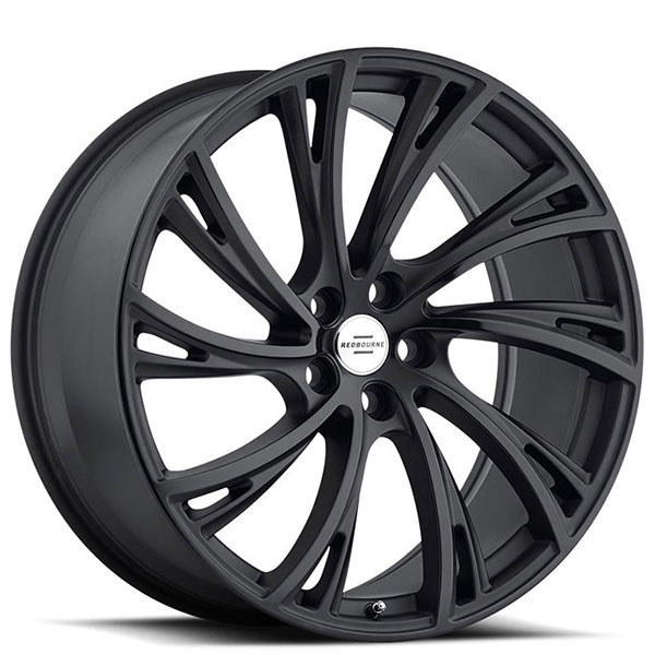 22" Redbourne Wheels Noble Matte Black True Directional Rims