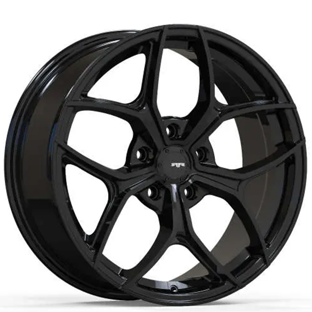 17" Revolution Racing Wheels RR41 Gloss Black Rims
