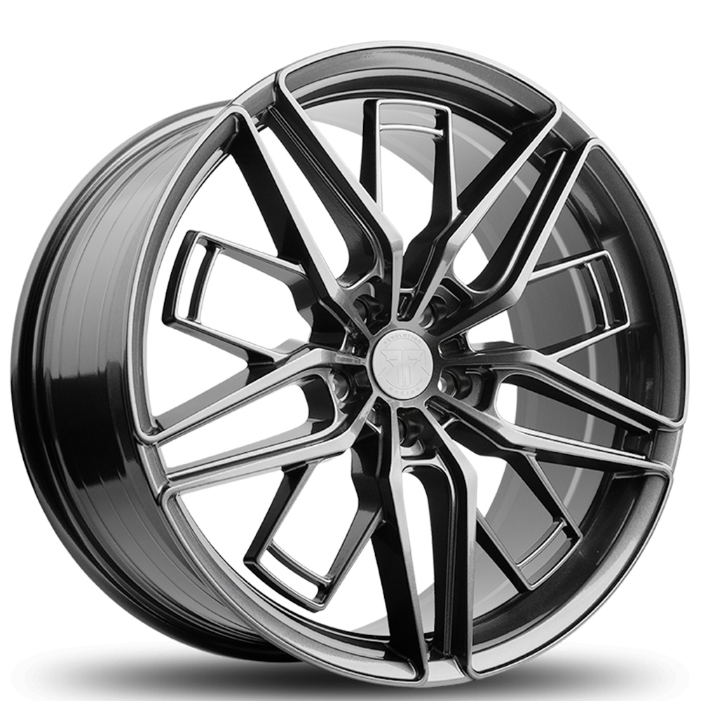 20" Revolution Racing Wheels RF5 Silver Flow Formed Rims