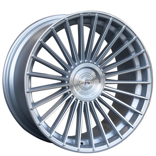 24 Road Force Wheels RF22 Silver Machined Face Rims #RF060-3