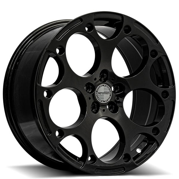 19" Sporza Wheels Zero Gloss Black Concave Rims