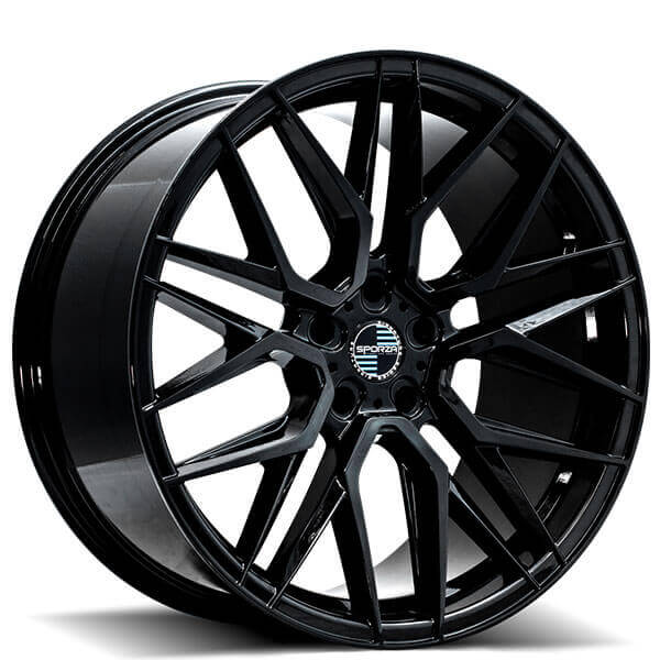 22" Sporza Wheels Cydonia Gloss Black Concave Rims