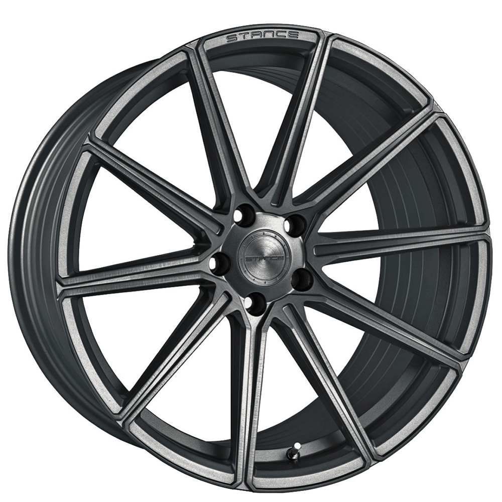 20" Stance Wheels SF09 Brushed Dual Gunmetal Flow Formed Rims