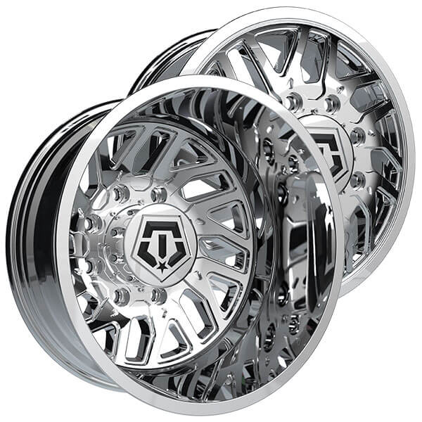 20" TIS Wheels 544C Dually Chrome OffRoad Rims TOR0051