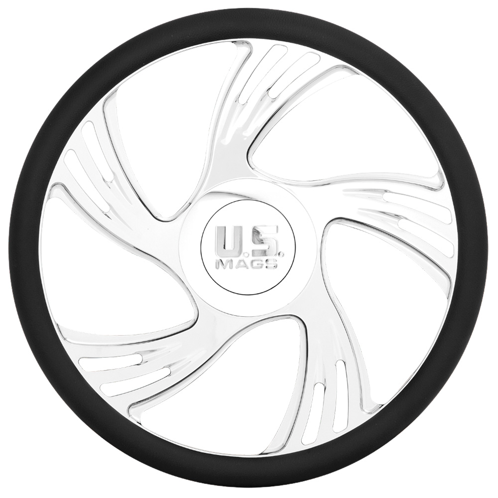U.S. Mags Custom Steering Wheel Outrage Chrome