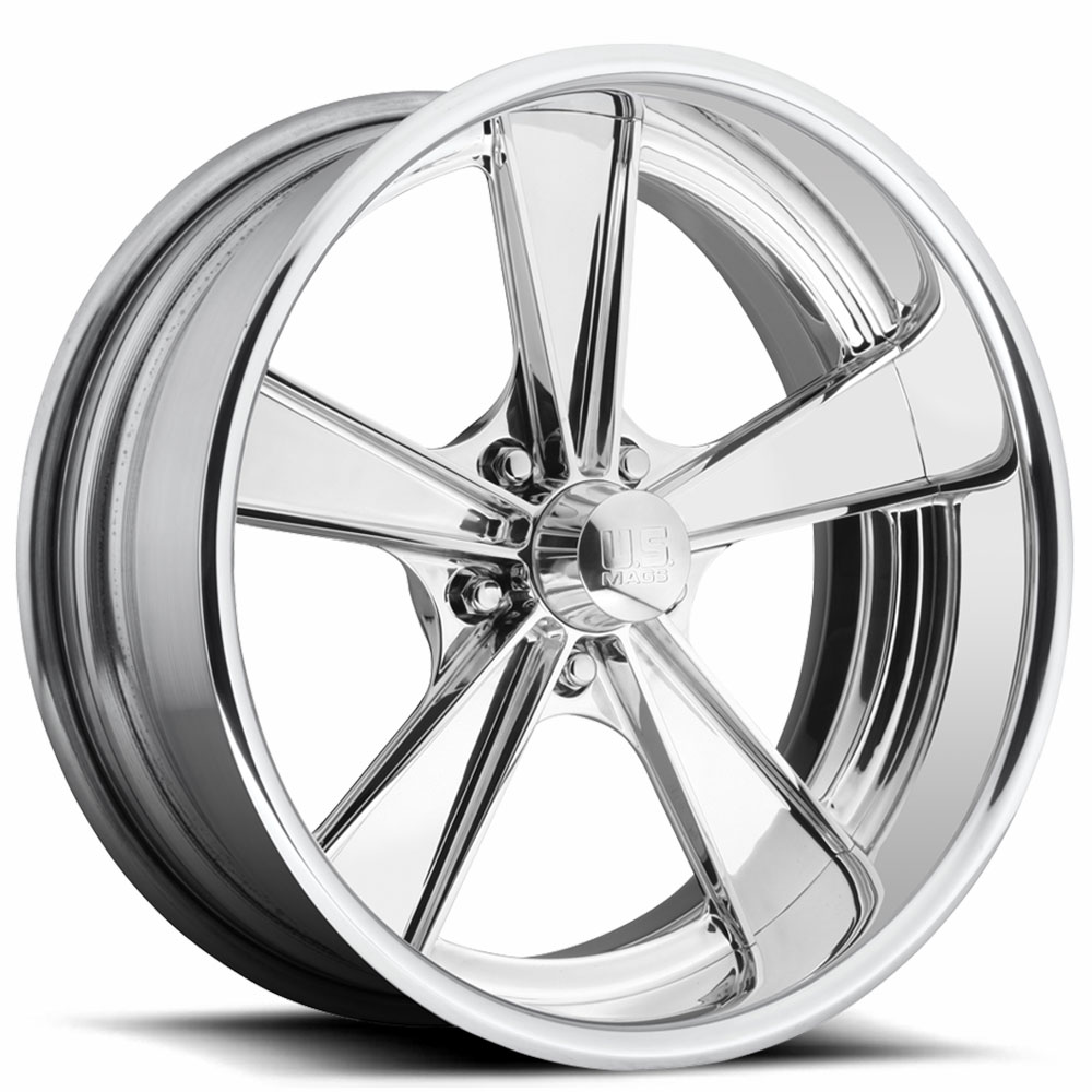 26" U.S. Mags Forged Wheels Dayton US321 Hi Luster Polished Vintage Forged 2-Piece Rims