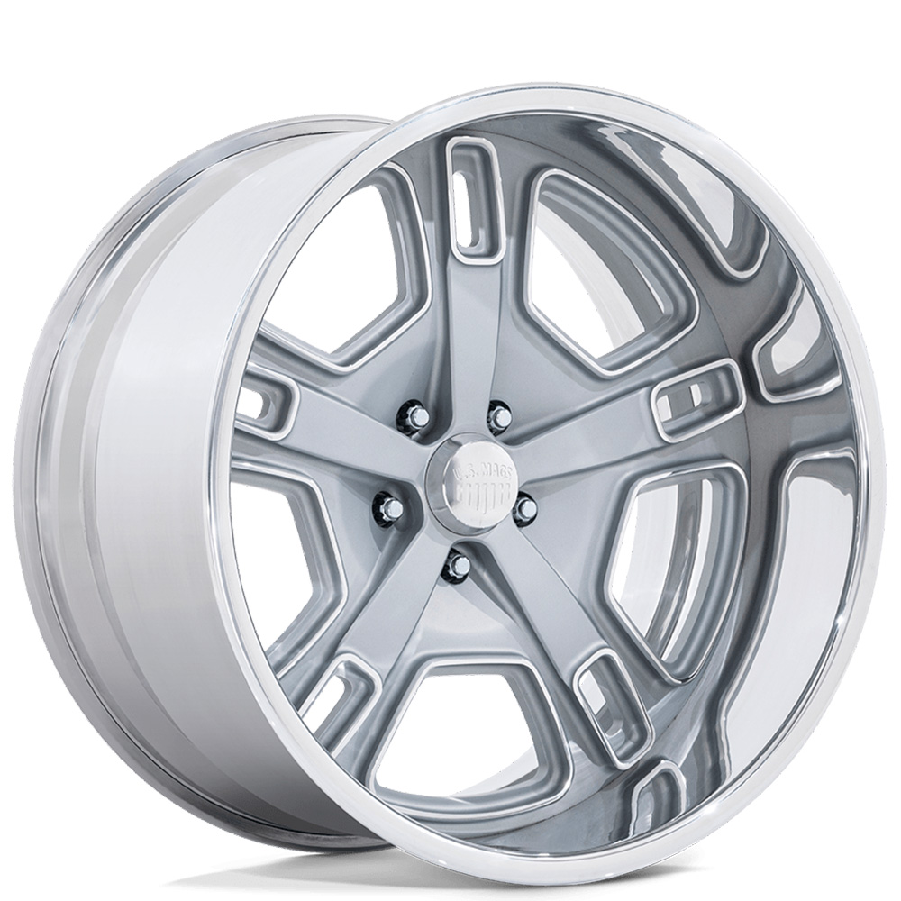 28" U.S. Mags Forged Wheels Flint UF052 Custom Vintage Forged 2-Piece Rims