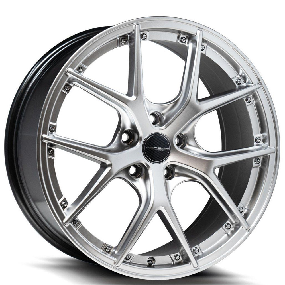 19" Versus Wheels VS09 Hyper Silver Rims