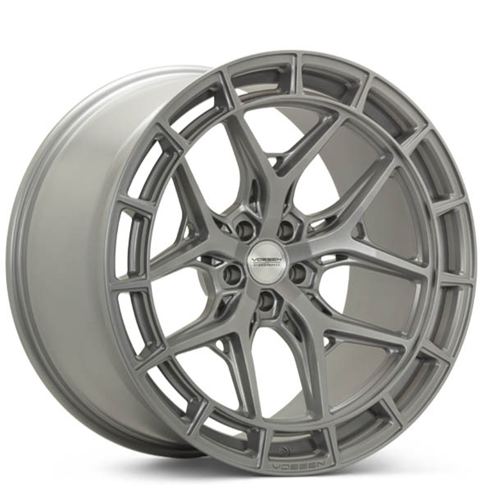 22" Vossen Wheels HFX-1 Satin Silver 5-Lugs Corvette Rims