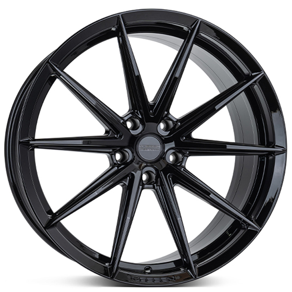 20" Vossen Wheels HFX-2 Gloss Black 5-Lugs Corvette Rims