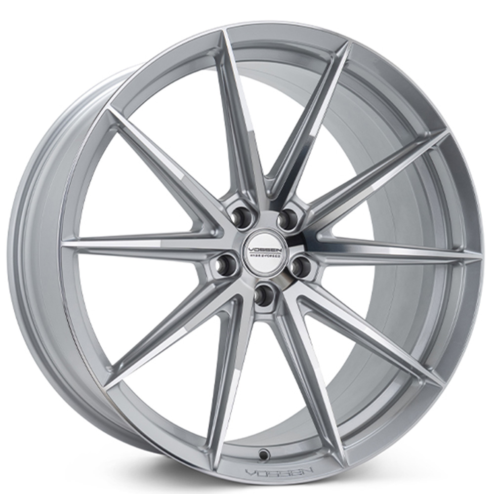 20" Vossen Wheels HFX-2 Silver Polished 5-Lugs Corvette Rims