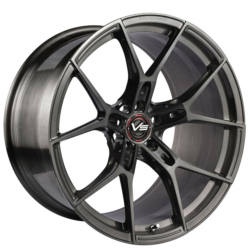 19/20" VS Forged Wheels VF01 Brushed Titanium Corvette Monoblock Forged Rims 