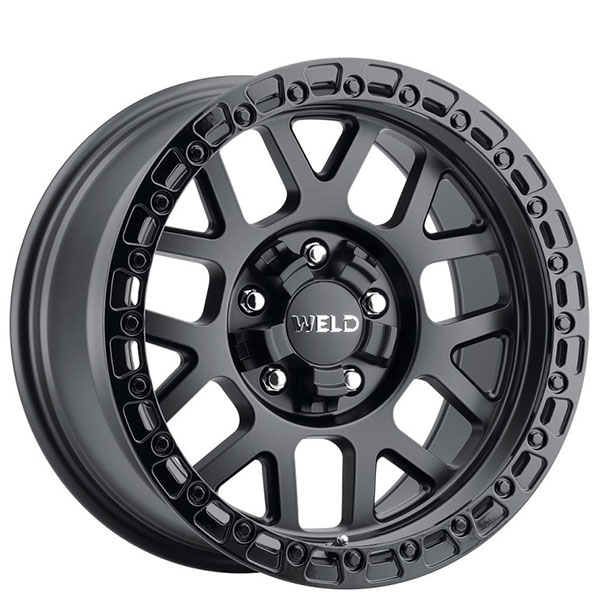 17 Inch Rims Cinch W104 Satin Black with Gloss Black Ring Rotary Forged ...