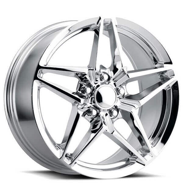 18" Corvette C7 Wheels FR 29 ZR1 Chrome OEM Replica Rims 