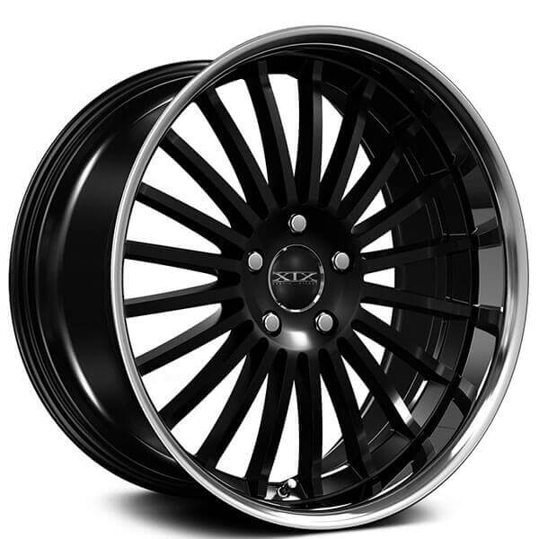 20 Quot Staggered Xix Wheels X59 Gloss Black With Ss Lip Rims