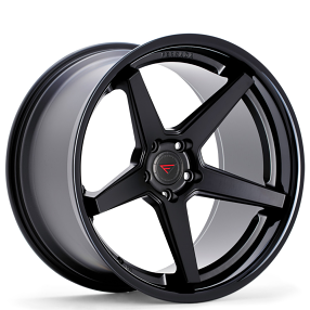 22" Ferrada Wheels FR3 Matte Black with Gloss Black Lip Rims