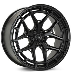 20/21" Vossen Wheels HFX-1 Satin Black 5-Lugs Corvette Rims