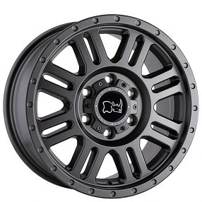 17" Black Rhino Wheels Yellowstone Matte Gunmetal Rims 