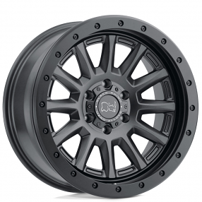 17" Black Rhino Wheels Dugger Gun Black Off-Road Rims