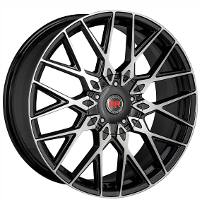 17" Revolution Racing Wheels RR24 Black Machined Rims