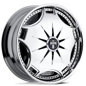 26" Dub Forged Wheels S788 Ganga Chrome Spinner Rims