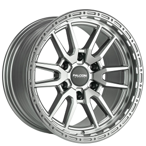 17" Falcon Off-Road Wheels TC4 Ares Gloss Gunmetal Rims