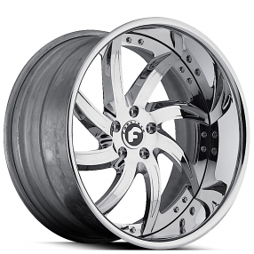 19" Forgiato Wheels Azioni Chrome Forged Rims