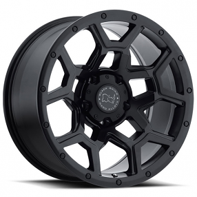 17" Black Rhino Wheels Overland Matte Black Flow Formed Rims