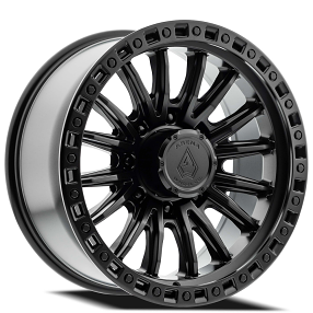 20" Arena Wheel Co A103 Mission Satin Black 8-Lug Off-Road Rims 