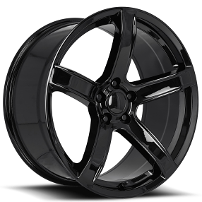 20" Dodge Hellcat HC2 Wheels FR 77F Gloss Black OEM Replica Flow Formed Rims