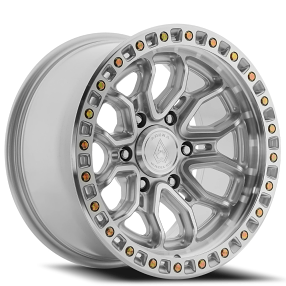 17" Arena Wheel Co A120 Terra Gloss Silver Machined Off-Road Rims  