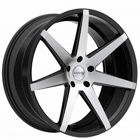 20" Ravetti Wheels M7 Satin Black with Machined Face Rims