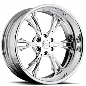 28" U.S. Mags Forged Wheels Cartel 6 US411 Polished Tuckin Series Rims