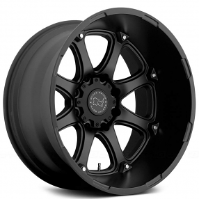 17" Black Rhino Wheels Glamis Matte Black Off-Road Rims