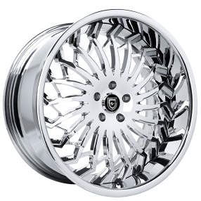 20/21" Lexani Forged Wheels LF-743 Spartacus Chrome Rims 
