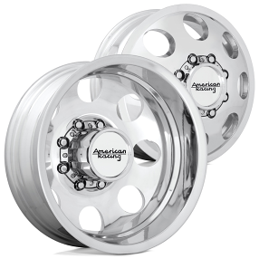 16" American Racing Wheels Modern AR204 Baja Dually Polished Off-Road Rims