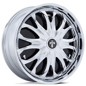 24" Dub Forged Wheels S834 Whistla Chrome Spinner Rims