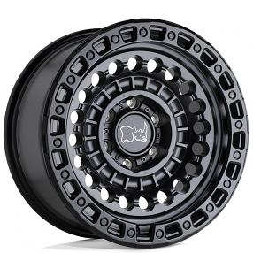 17" Black Rhino Wheels Sentinel Matte Black Off-Road Rims 