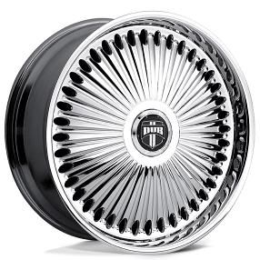 26" Dub Forged Wheels S777 Bellagio Chrome Spinner Rims
