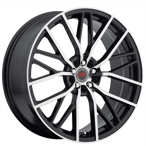 17" Revolution Racing Wheels RR07 Black Machined Rims